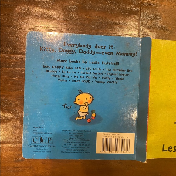 2 Children's Potty and Toot Themed Board Books - Picture 3 of 5